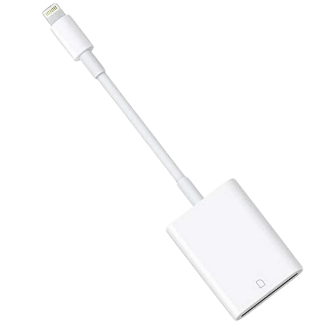 Lightning to SD & Micro SD Card Reader for iPhone/iPad – Fast Photo & Video Transfer