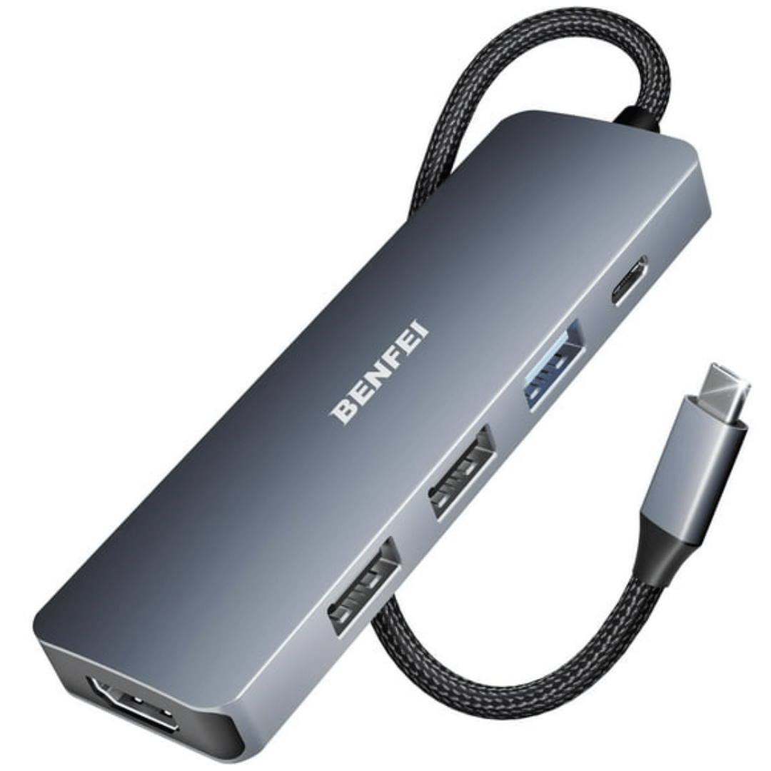 BENFEI USB C Hub 5 - in - 1(4K HDMI Port, 3 USB - A) For MacBook Air and MacBook Pro - Best Deal Office, TV, & Apple StoreLas_Vegas