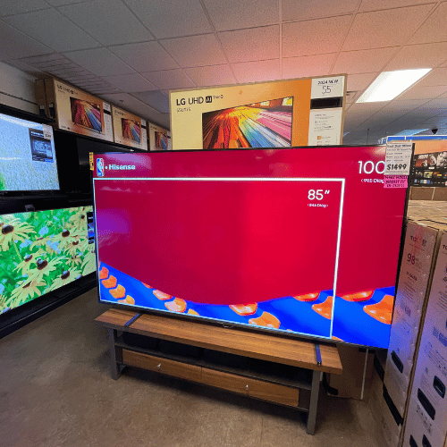 100 - Inch Hisense 4K UHD (2160P) QLED Smart Google TV (100U70N) - Best Deal Office, TV, & Apple StoreLas_Vegas