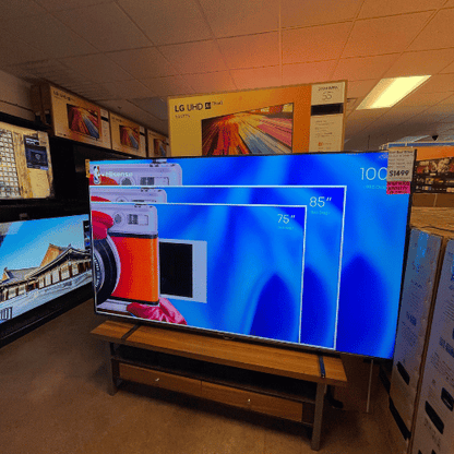 100 - Inch Hisense 4K UHD (2160P) QLED Smart Google TV (100U70N) - Best Deal Office, TV, & Apple StoreLas_Vegas