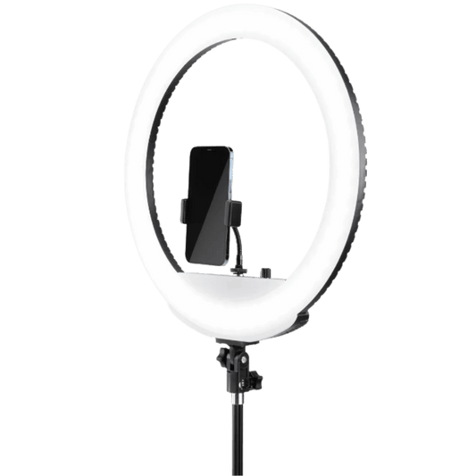 18" LED Ring Light Kit with Tripod Stand – Dimmable 3200K–5600K Ring Light - Best Deal Office, TV, & Apple StoreLas_Vegas