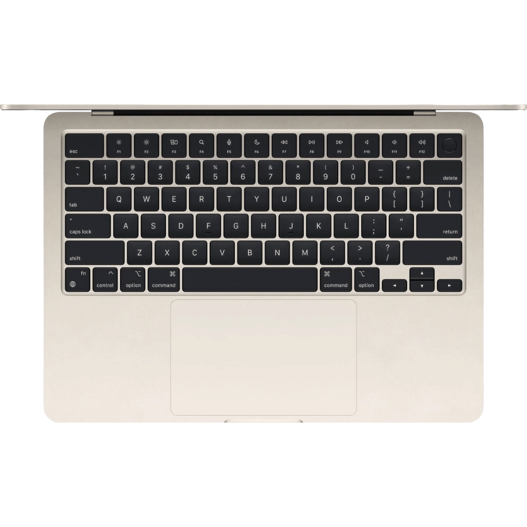 Apple MacBook Air Retina 13.6" with Touch ID- Apple M3 8-core and 8-core GPU - 16GB RAM - 256GB SSD - (2024) - Starlight