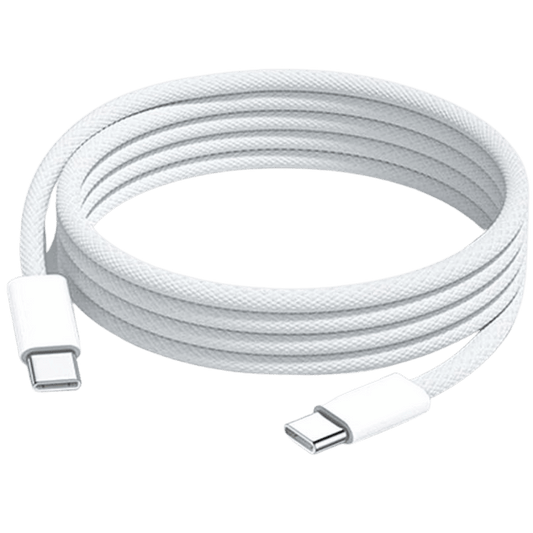 240W USB - C to USB - C Cable Fast Charging Braided Cable (2m) - Best Deal Office, TV, & Apple StoreLas_Vegas