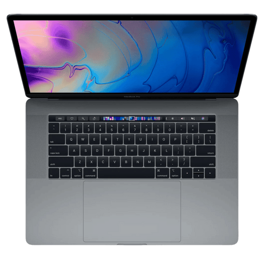 Apple MacBook Pro Retina 15.4" Laptop with Touch Bar - 2.4GHz 8-Core i9 - 16GB RAM - 1TB SSD - AMD Radeon Pro 560X (4GB) - (2019) - Silver