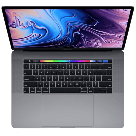 Apple MacBook Pro Retina 15.4" Laptop with Touch Bar - 2.2GHz Six-Core i7 - 16GB RAM - 1TB SSD - AMD Radeon Pro 560X (4GB) - (2018) - Space Gray Very Good