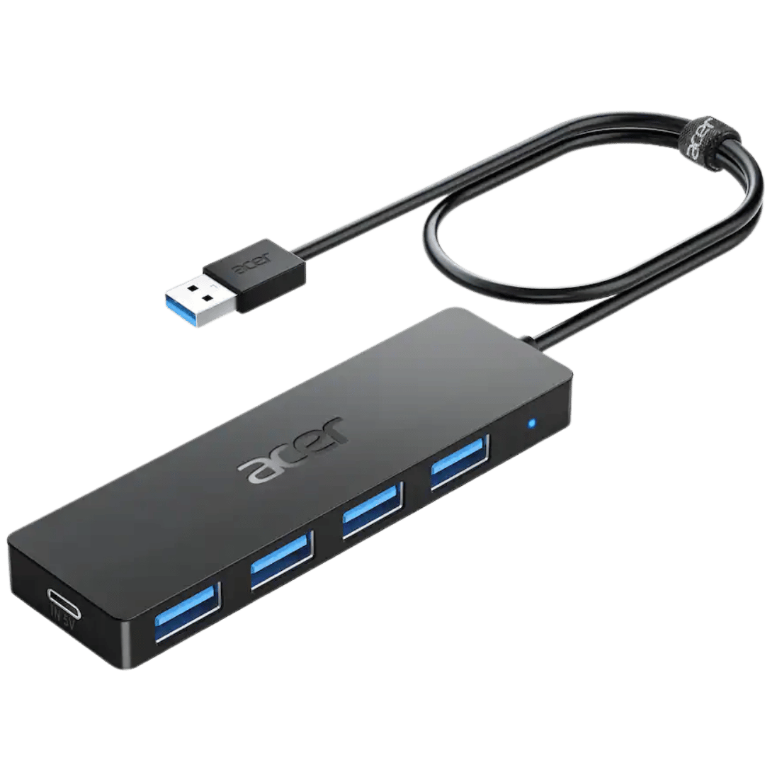 Acer 5 - in - 1 USB - C Hub UCN3273 – 1×USB - C + 4×USB 3.0 Ports for MacBook Pro/Air, iPad Pro & Windows Laptops - Best Deal Office, TV, & Apple StoreLas_Vegas