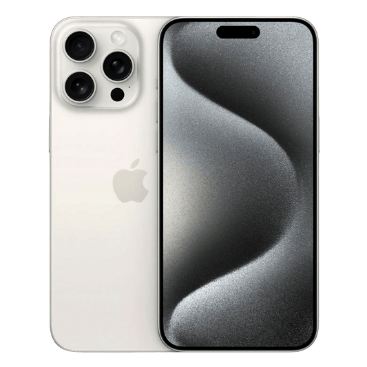 Apple iPhone 15 Pro - 256GB - (Unlocked) - White Titanium - Best Deal Office, TV, & Apple StoreLas_Vegas