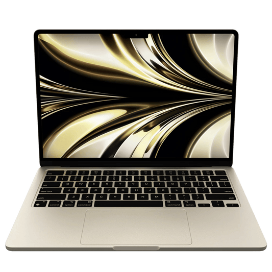 Apple MacBook Air 13.6 - inch Laptop M2 Processor 8GB Unified RAM 256GB SSD 8 Core GPU - Starlight (2022) - Best Deal Office Las_Vegas