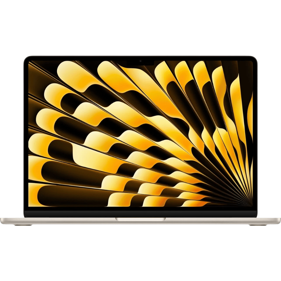 Apple MacBook Air Retina 13.6" with Touch ID - Apple M3 8 - core and 8 - core GPU - 16GB RAM - 256GB SSD - (2024) - Starlight - Best Deal Office, TV, & Apple StoreLas_Vegas