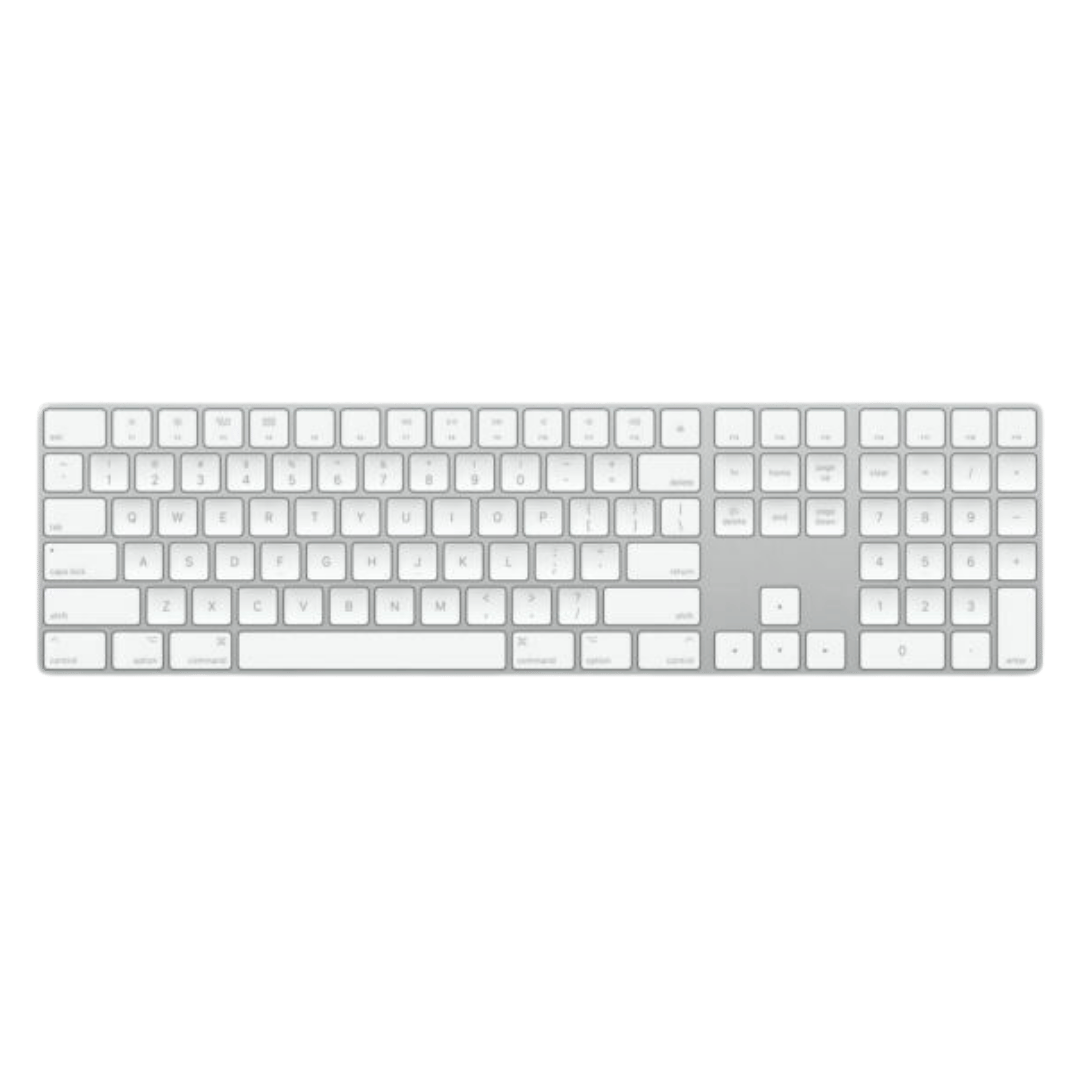 Apple Wireless Bluetooth Magic Keyboard with 10 Key Numeric Keypad - A1843 (MQ052LL/A) - Silver - Best Deal Office Furniture & Apple StoreLas_Vegas