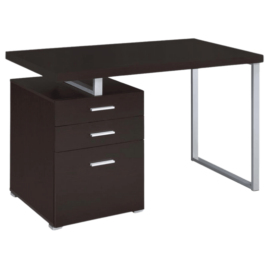 Brennan 47 - inch 3 - drawer Office Computer Desk Cappuccino - Best Deal Office Las_Vegas