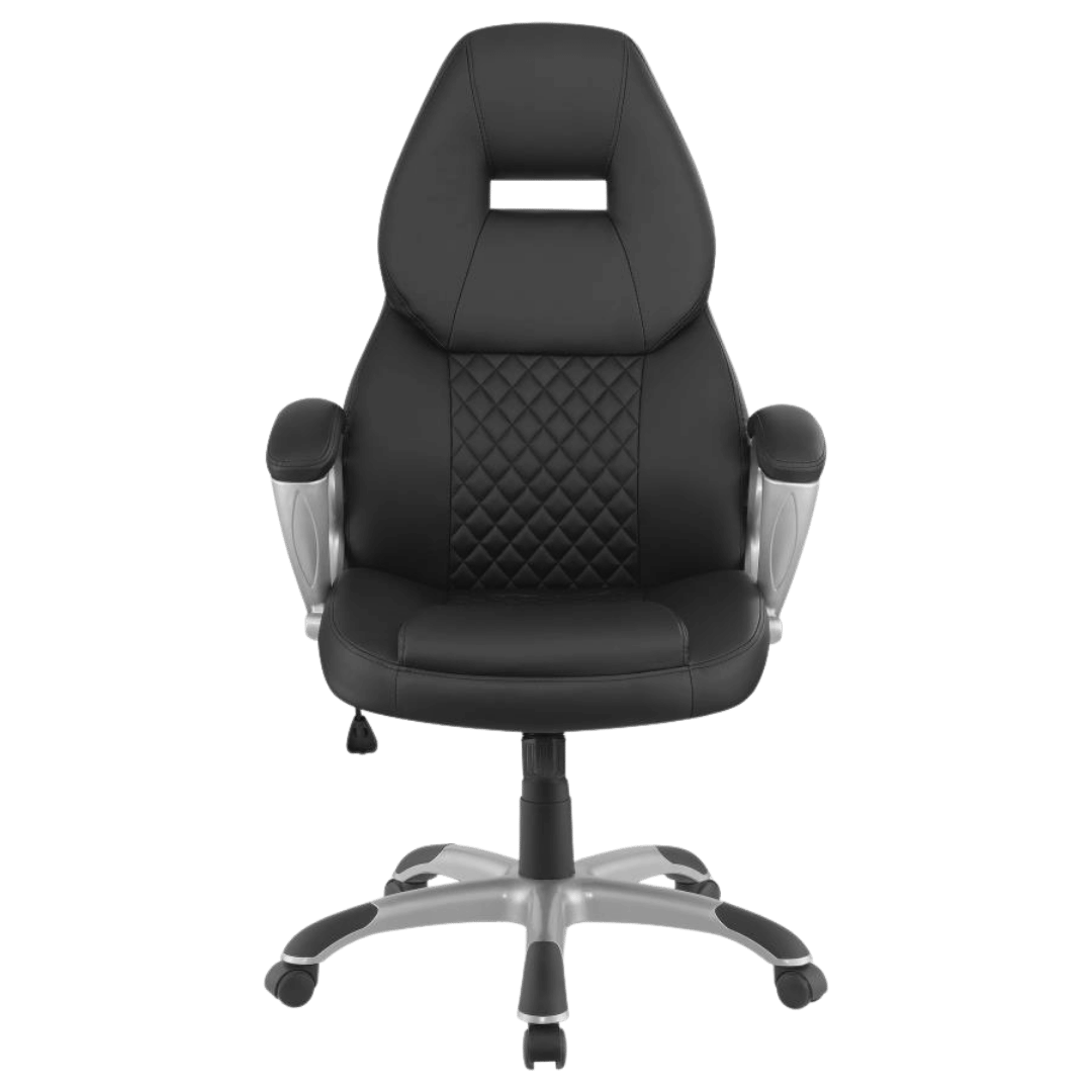 Bruce Upholstered Adjustable Home Office Chair Black - Best Deal Office Las_Vegas