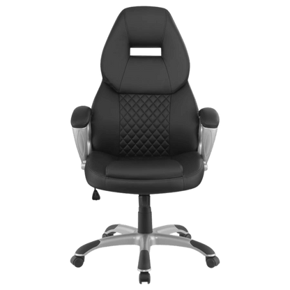 Bruce Upholstered Adjustable Home Office Chair Black - Best Deal Office Las_Vegas