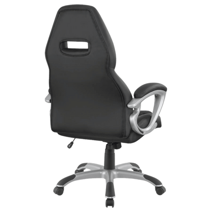 Bruce Upholstered Adjustable Home Office Chair Black - Best Deal Office Las_Vegas