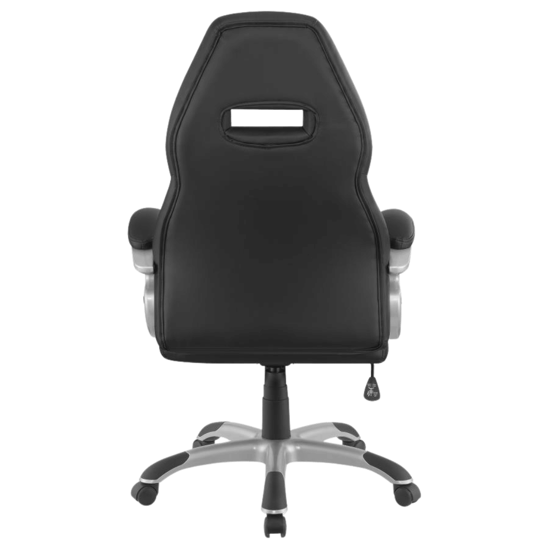 Bruce Upholstered Adjustable Home Office Chair Black - Best Deal Office Las_Vegas