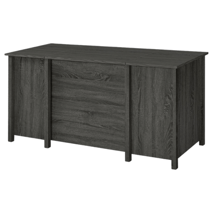 Dylan 60 - inch 4 - drawer Lift Top Office Desk Weathered Grey - Best Deal Office Las_Vegas