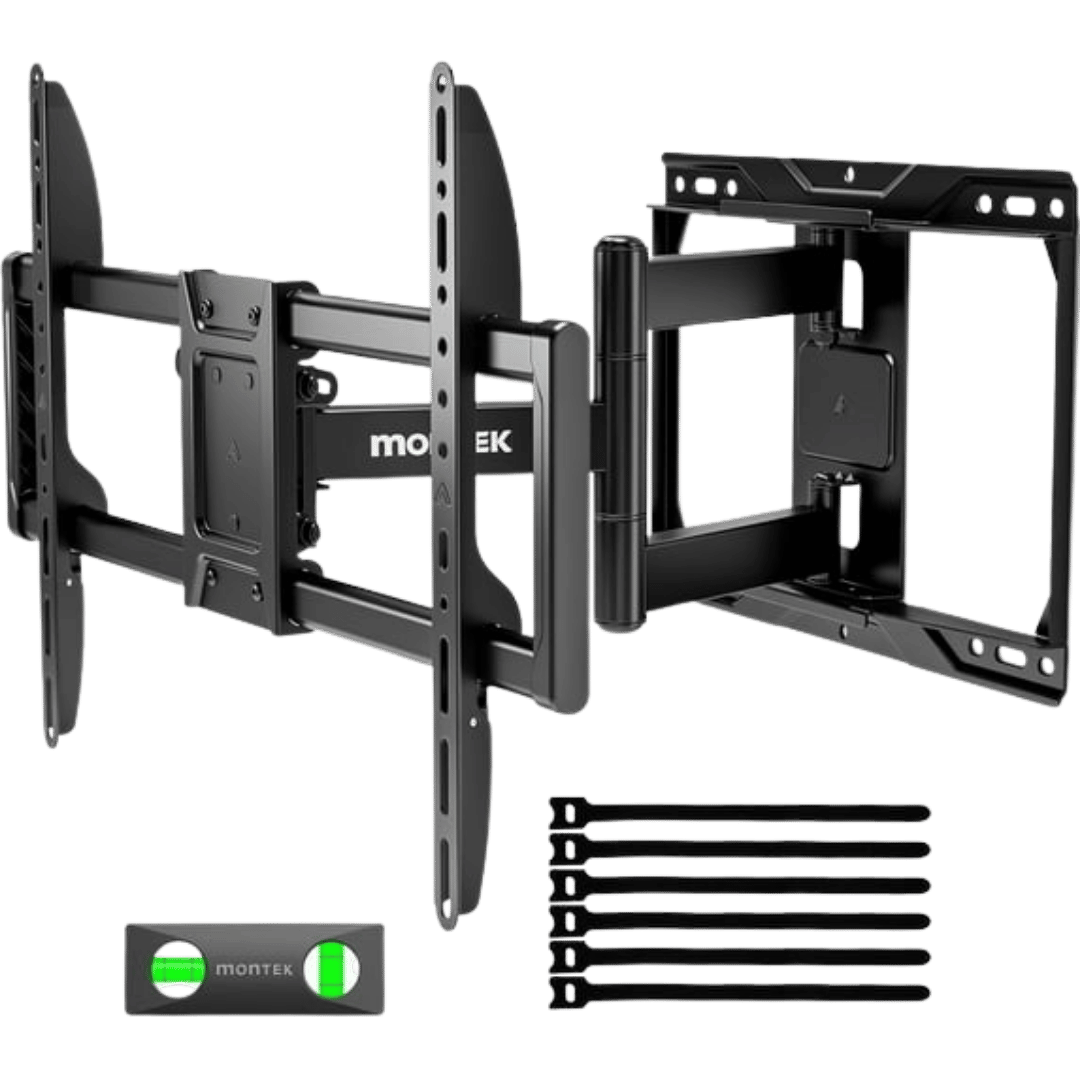 Full Motion Single Arm Articulating TV Wall Mount for 43" to 75" Flat Screen TVs (HW1272) - Best Deal Office, TV, & Apple StoreLas_Vegas