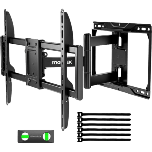 Full Motion Single Arm Articulating TV Wall Mount for 43" to 75" Flat Screen TVs (HW1272) - Best Deal Office, TV, & Apple StoreLas_Vegas