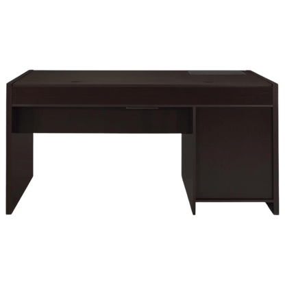 Halston 60 - inch 3 - drawer Office Computer Desk Cappuccino - Best Deal Office Las_Vegas