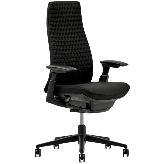 Haworth Fern Ergonomical Executive Office Chair (Charcoal Black Digital Knit) - Best Deal Office Furniture & Apple StoreLas_Vegas