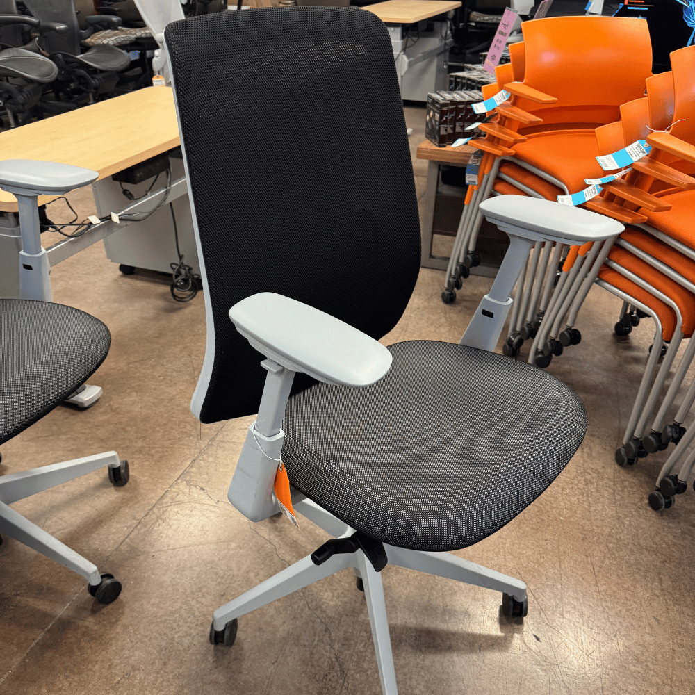 Haworth Soji Office Chair - Black Mesh/Gray Frame - Best Deal Office Las_Vegas