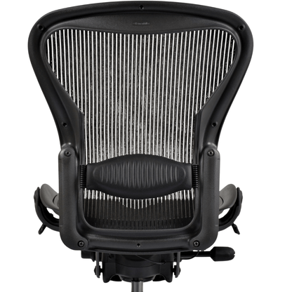 Herman Miller Aeron Mesh Office Chair Armless w/ Standard Options (Black/Graphite) - Size C - Best Deal Office, TV, & Apple StoreLas_Vegas