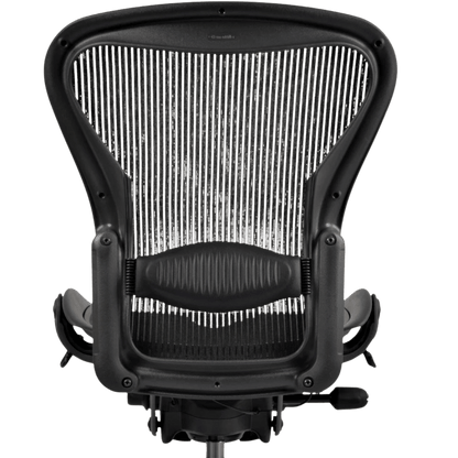 Herman Miller Aeron Mesh Office Chair Armless w/ Standard Options (Black/Graphite) - Size C - Best Deal Office, TV, & Apple StoreLas_Vegas