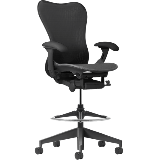 Herman Miller Fully Adjustable Mirra 2 Stool Office Chair (Black Mesh/Black Frame) - Best Deal Office Furniture & Apple StoreLas_Vegas