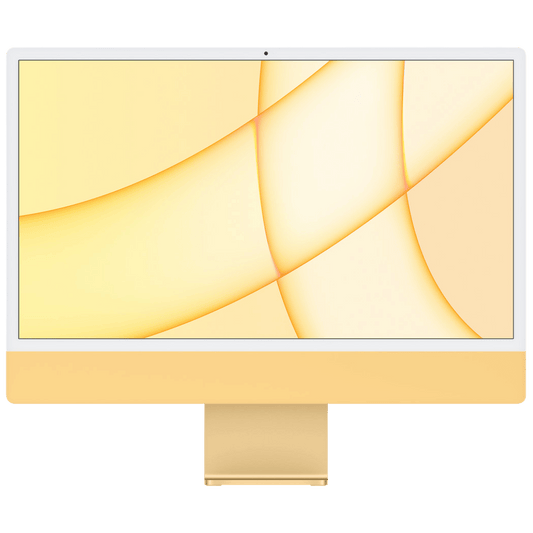 iMac 5K Retina 24 inch - Apple M1 8 - core and 8 - core GPU - 16GB RAM - 512GB SSD (2021) - Yellow - Best Deal Office Las_Vegas