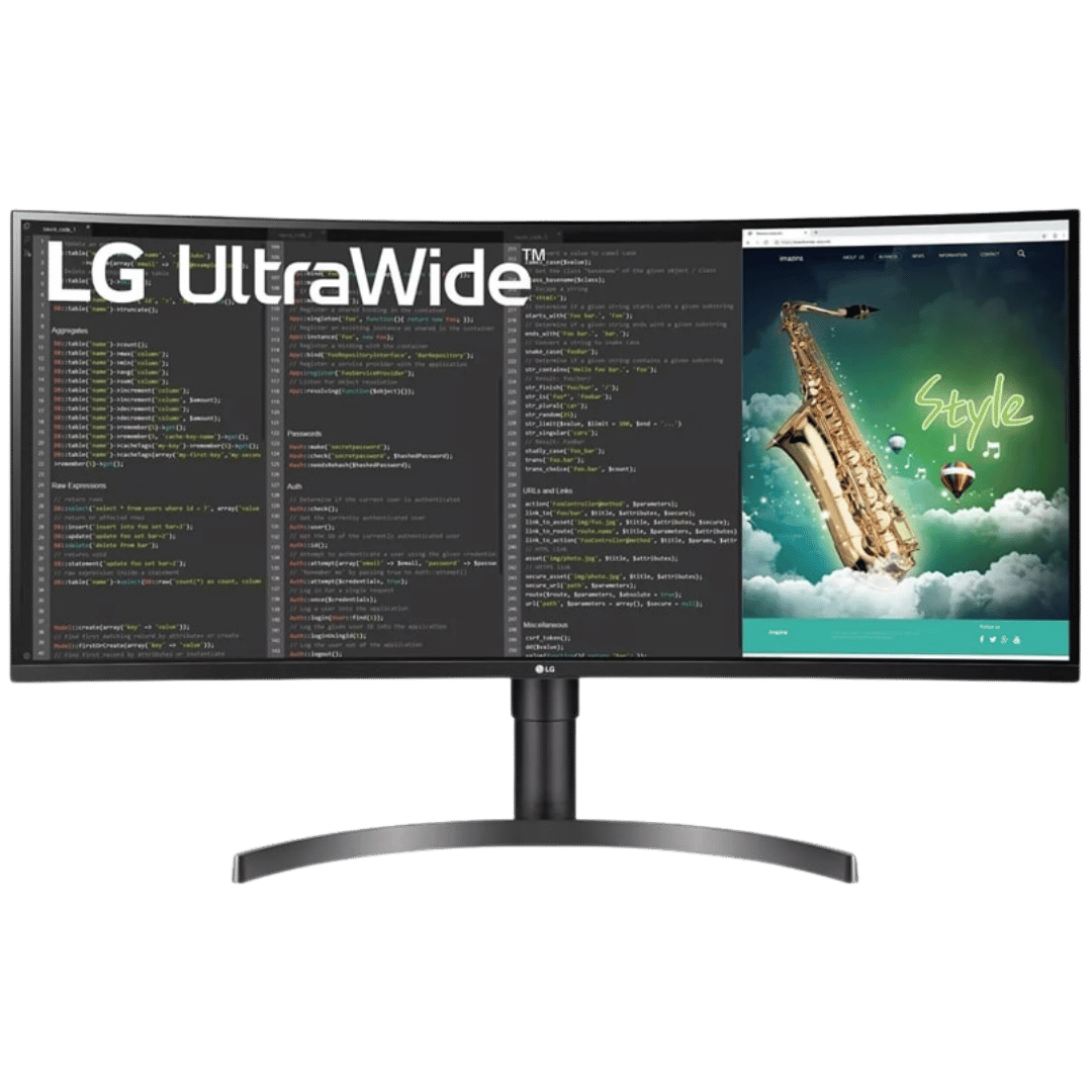 LG 35 Inch Curved UltraWide QHD HDR Monitor (35WN65C) – 1440P Display with FreeSync - Best Deal OfficeLas_Vegas