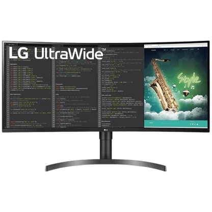 LG 35 Inch Curved UltraWide QHD HDR Monitor (35WN65C) – 1440P Display with FreeSync - Best Deal OfficeLas_Vegas