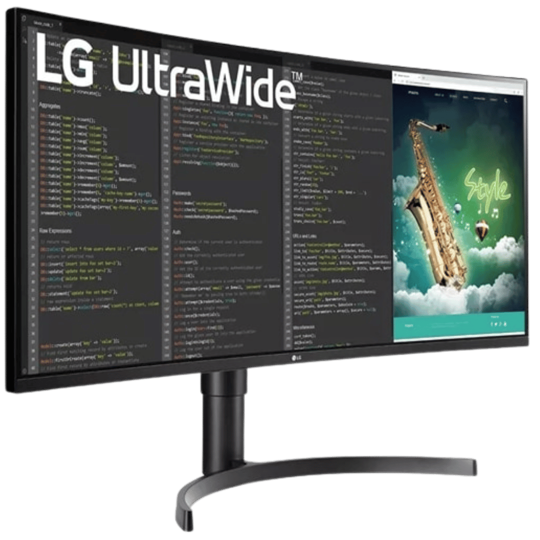 LG 35 Inch Curved UltraWide QHD HDR Monitor (35WN65C) – 1440P Display with FreeSync - Best Deal OfficeLas_Vegas