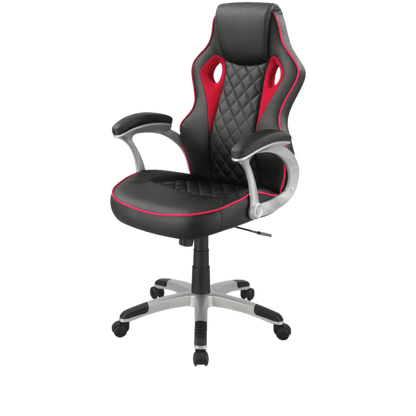 Lucas Upholstered Office Chair Black and Red - Best Deal Office Las_Vegas