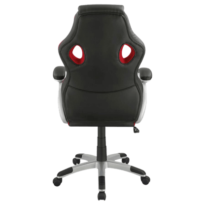 Lucas Upholstered Office Chair Black and Red - Best Deal Office Las_Vegas