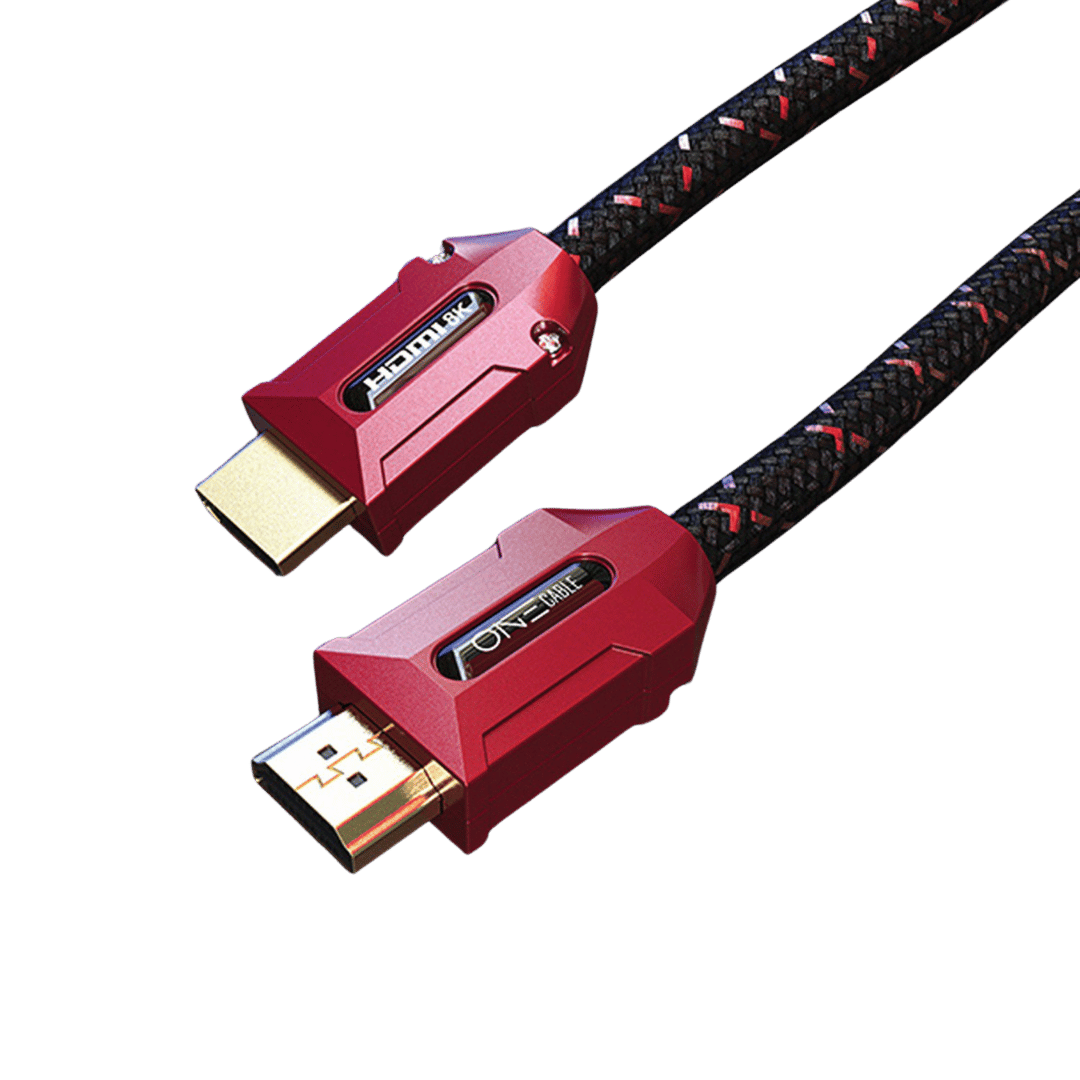 ONE CABLE Black Platinum Premium 8K HDMI 2.1 Cable - 9 ft. - Best Deal Office Furniture & Apple StoreLas_Vegas
