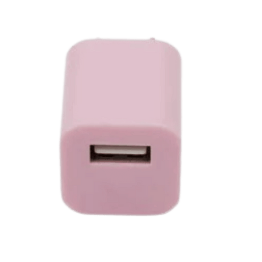 Single USB Wall Power Block for iPhone, Android, and Apple Accessories - Pink (T3 - 1000) - Best Deal Office Furniture & Apple StoreLas_Vegas