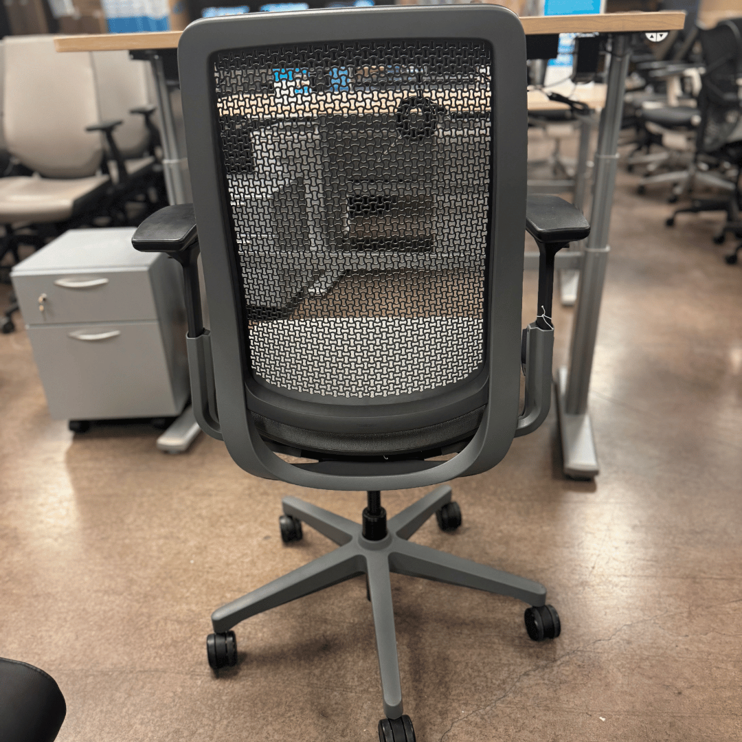 Steelcase Amia Air Ergonomic Office Chair (Night Owl Cloth/Merle) - Best Deal Office Furniture & Apple StoreLas_Vegas