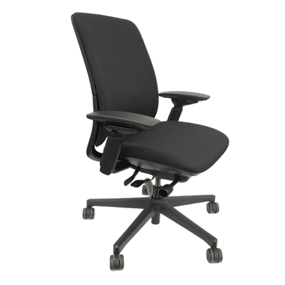 Steelcase Amia Ergonomic Office Chair (Black Cloth/Black Frame) - Best Deal Office Las_Vegas