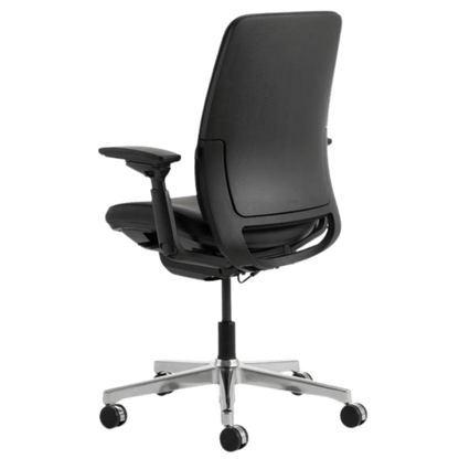 Steelcase Amia Ergonomic Office Chair (Black Leather) - Best Deal Office Las_Vegas