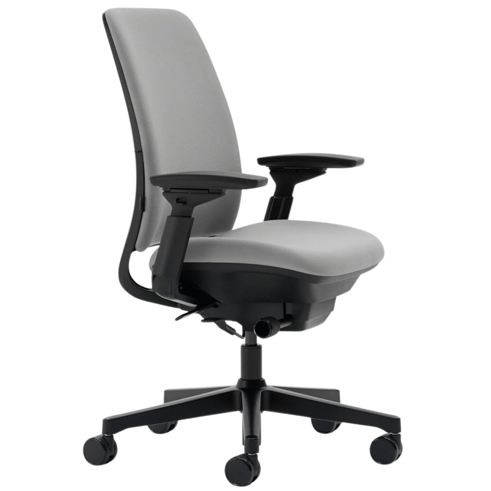 Steelcase Amia Ergonomic Office Chair (Gray Cloth/Black Frame) - Best Deal Office Las_Vegas