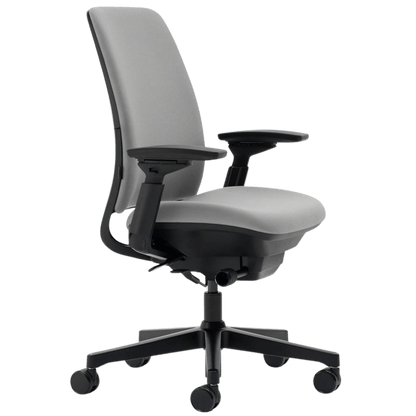 Steelcase Amia Ergonomic Office Chair (Gray Cloth/Black Frame) - Best Deal Office Las_Vegas