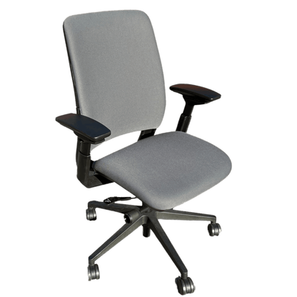 Steelcase Amia Ergonomic Office Chair (Gray Cloth/Black Frame) - Best Deal Office Las_Vegas