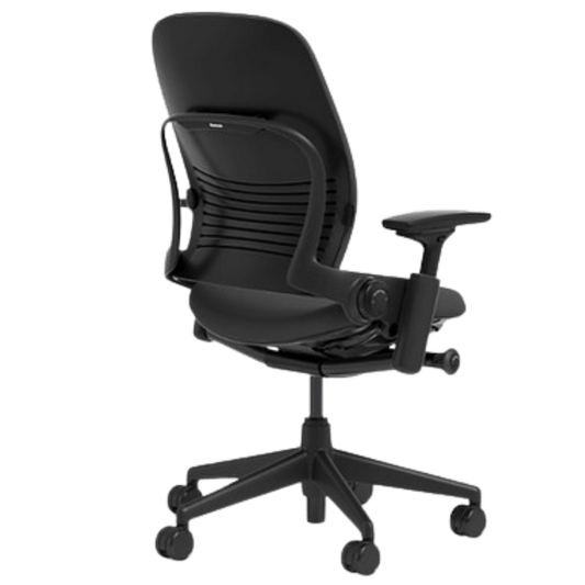 Steelcase Leap V2 Office Chair - Black Cloth/Black Frame - Best Deal Office Las_Vegas