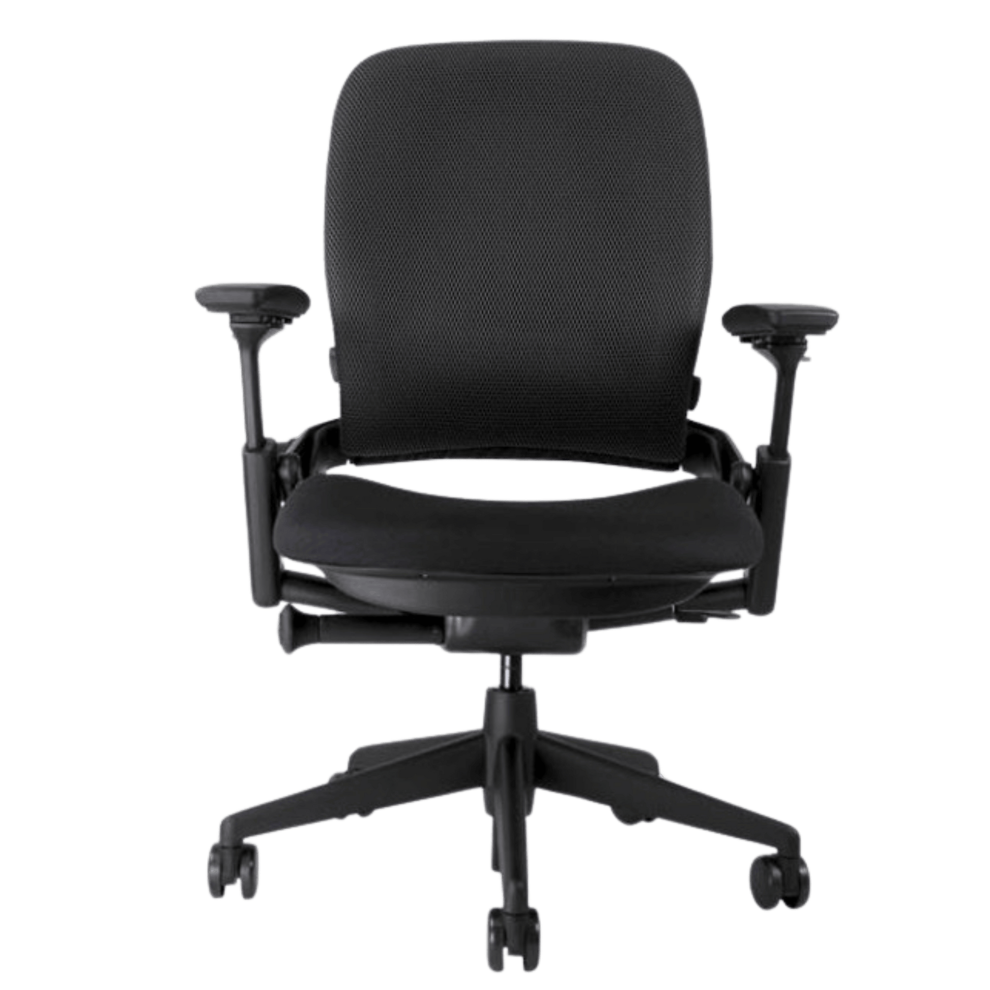 Steelcase Leap V2 Office Chair - Black Cloth/Black Frame - Best Deal Office Las_Vegas