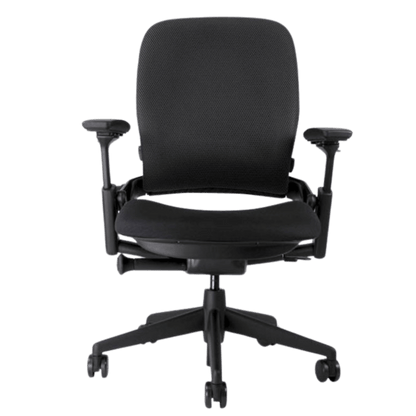 Steelcase Leap V2 Office Chair - Black Cloth/Black Frame - Best Deal Office Las_Vegas