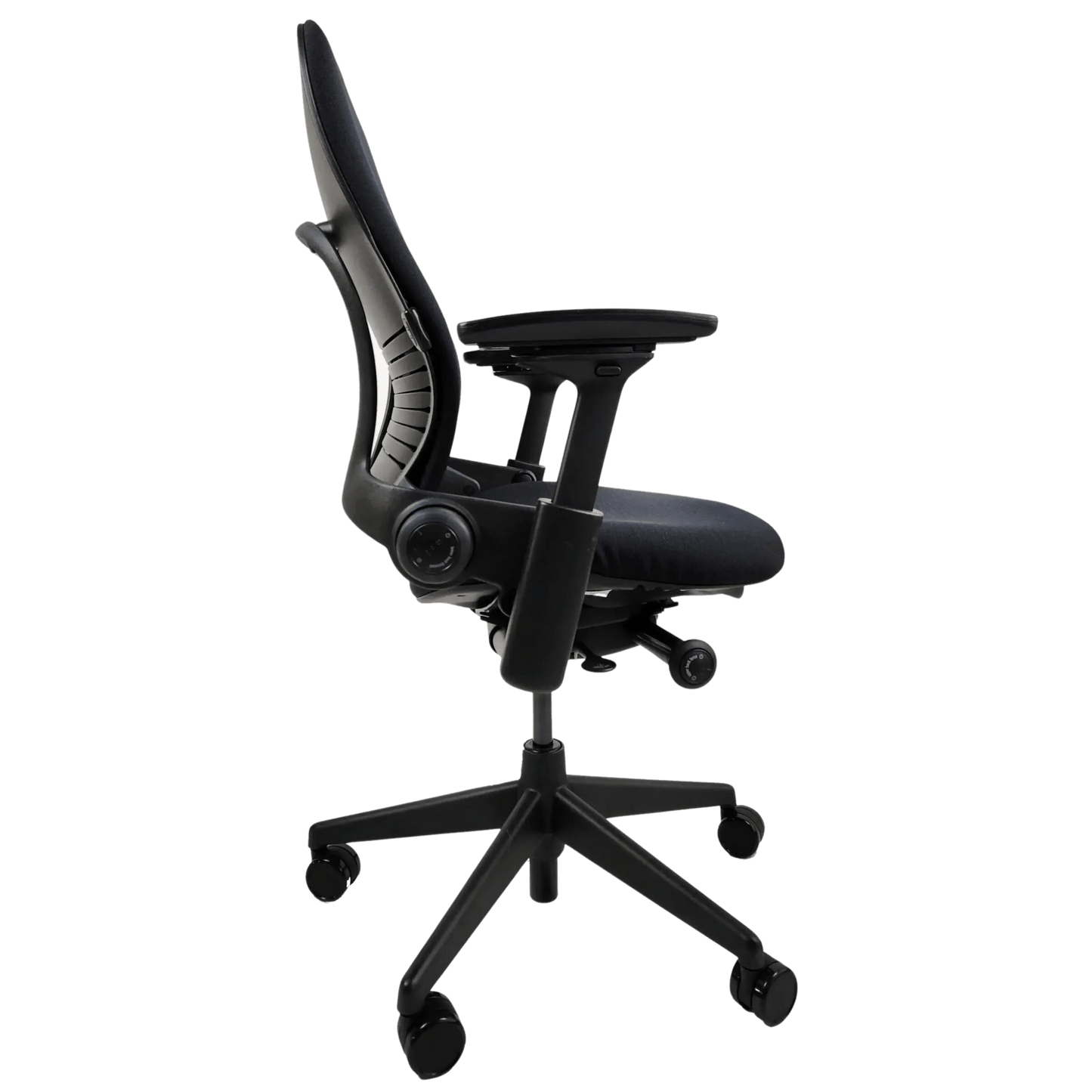 Steelcase Leap V2 Office Chair - Black Cloth/Black Frame - Best Deal Office Las_Vegas