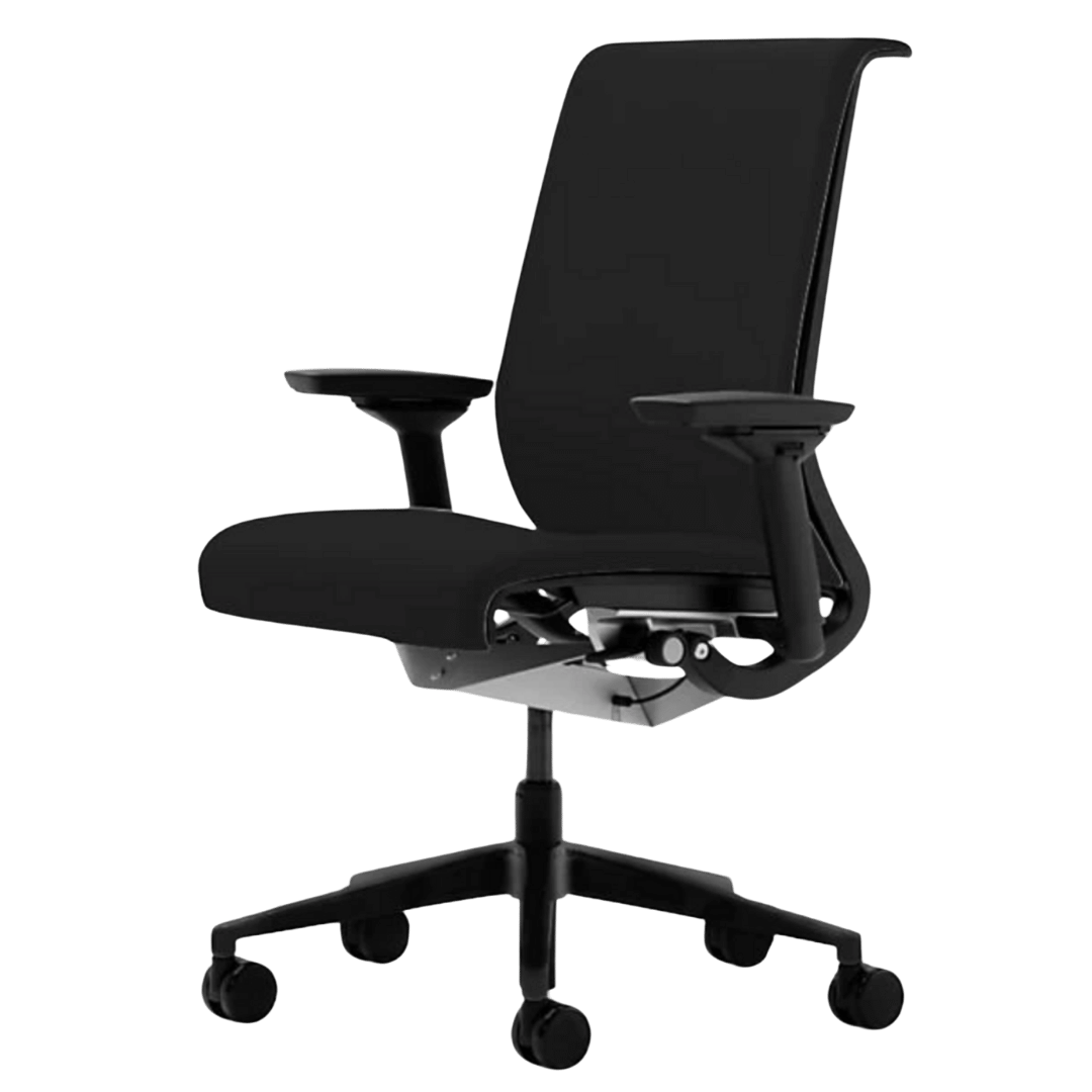 Steelcase Think V2 Office Chair (Black Cloth/Black Frame) - Best Deal Office Furniture & Apple StoreLas_Vegas