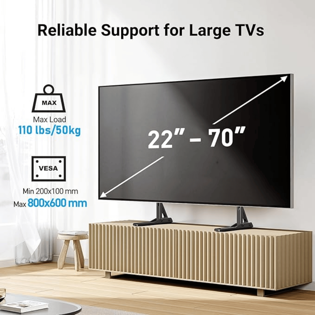Universal Replacement Table Top TV Stand Legs - Replacement TV Legs for TVs up to 70" - Best Deal Office Furniture & Apple StoreLas_Vegas